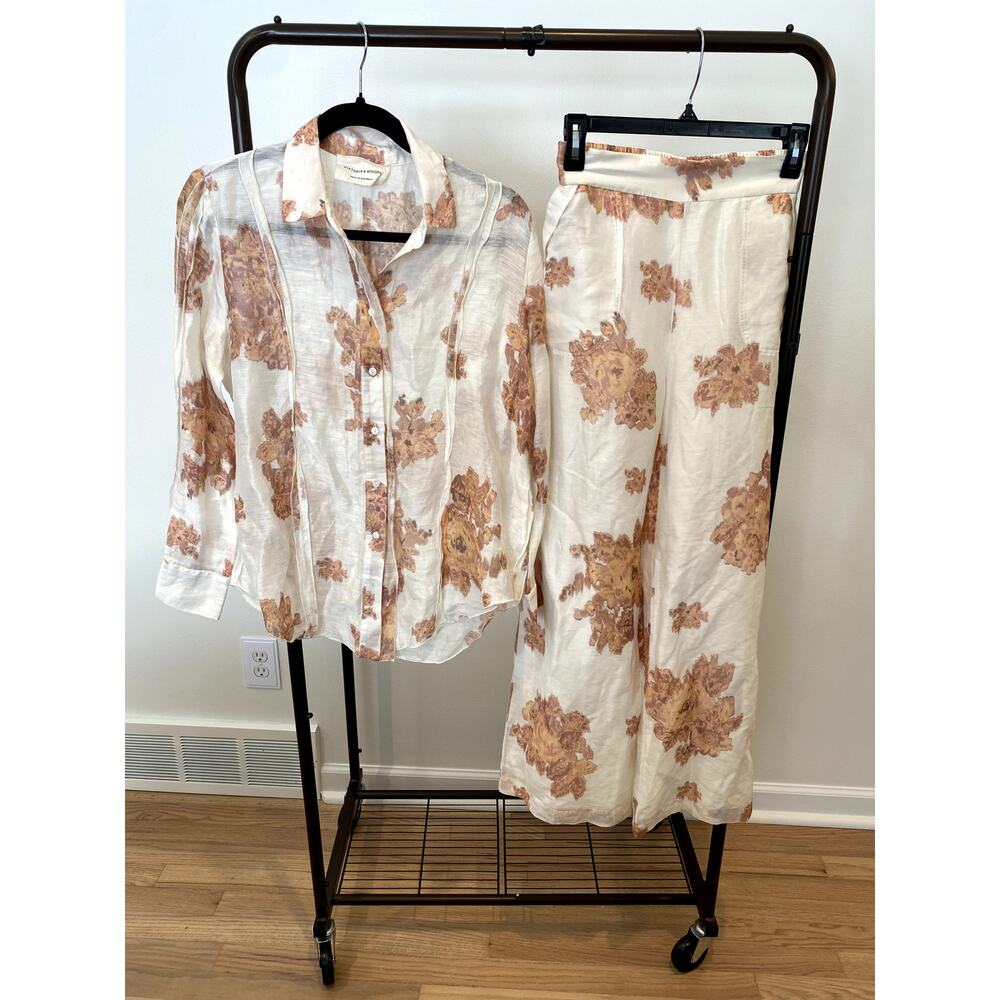 Viktoria & woods Idris Shirt and Lamont Pants Set size 0 - XS